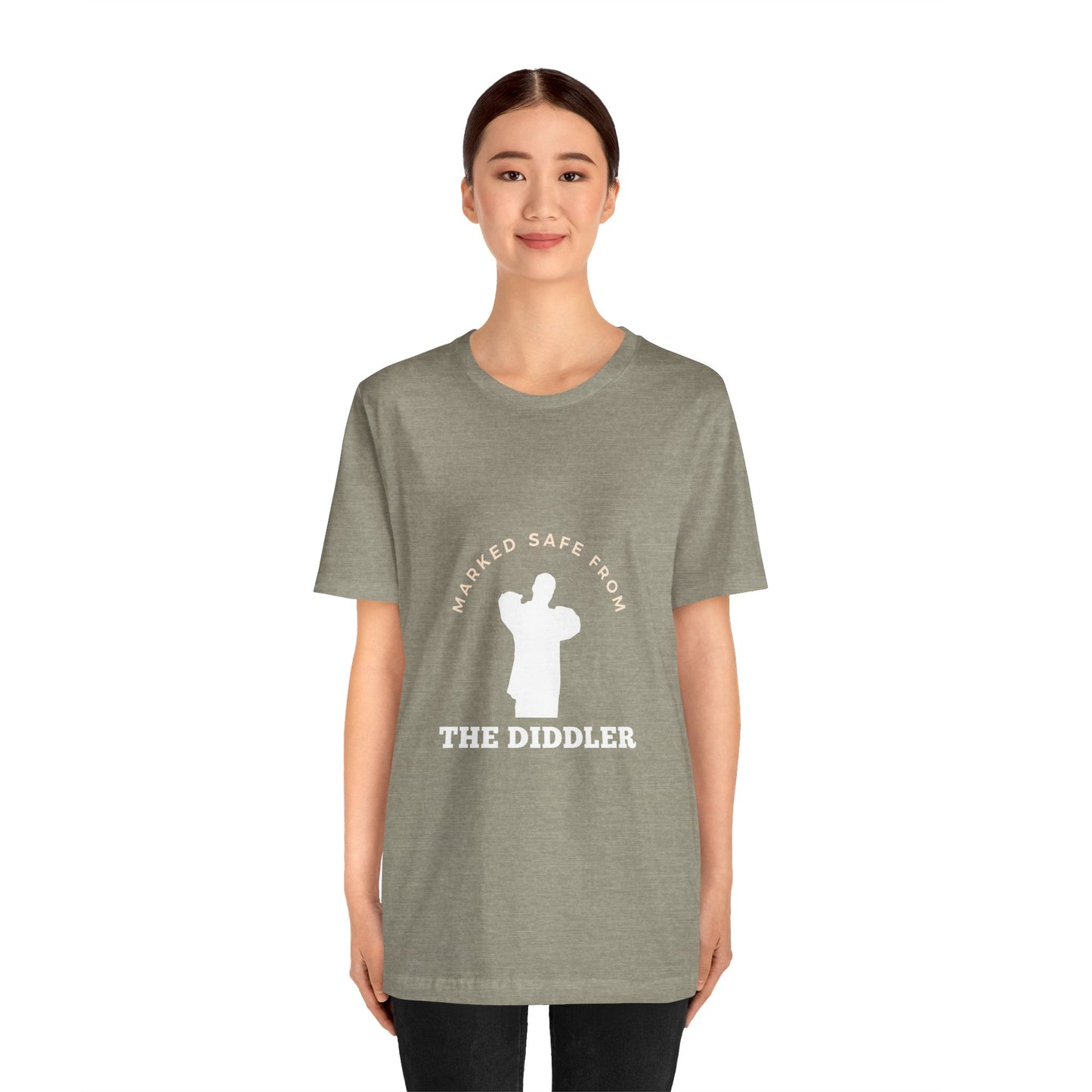 Funny "Marked safe from the Diddler" Unisex T-Shirt