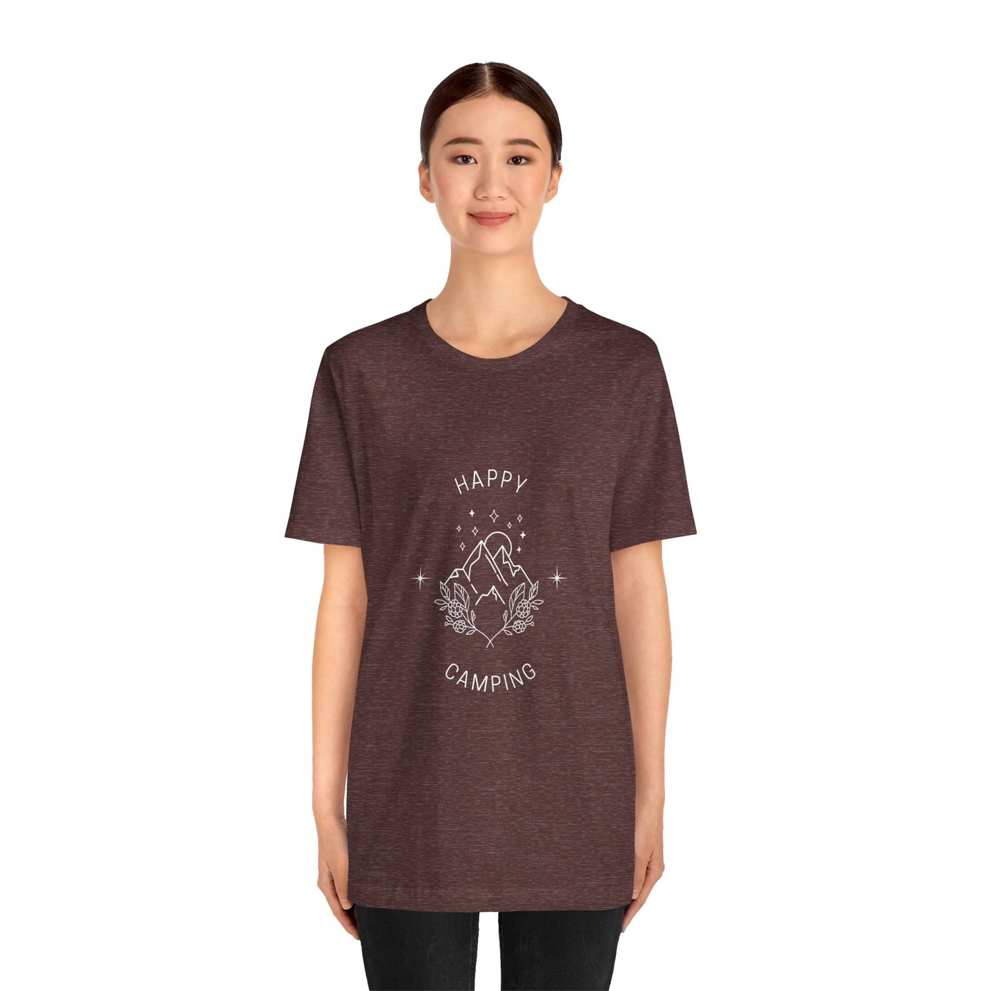 Happy Camping Unisex Short Sleeve Tee